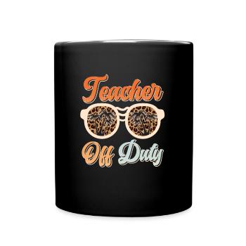 Enseignant hors service enseignant enseignant à la retraite - Mug uni - noir - Devant