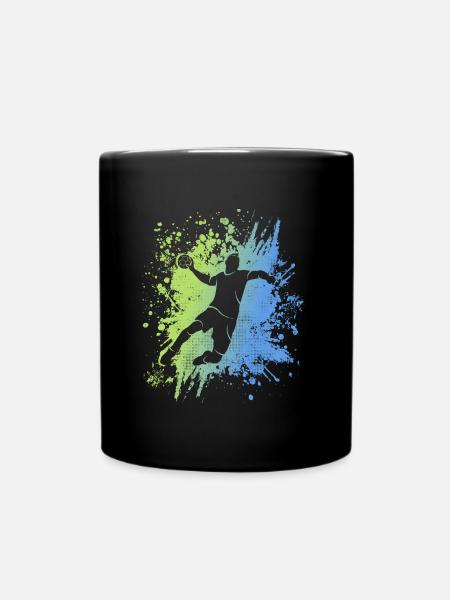 Joueur de handball Handball Joueur de handball vintage - Mug uni - noir