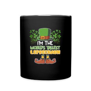 World's largest leprechaun St. Patrick's Day - Full Colour Mug - black - Front