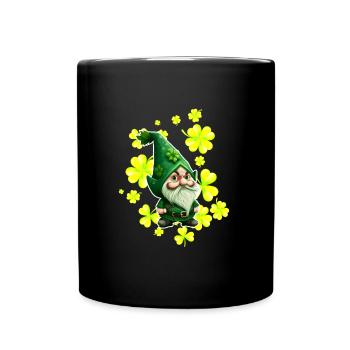 Leprechaun St. Patrick’s Day Goblin Clover - Mug uni - noir - Devant