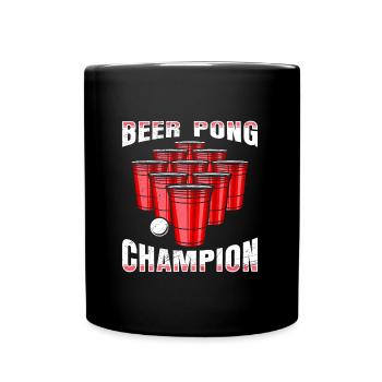 Bierpong Champion Beer Pong Champ Bier Pong - Mug uni - noir - Devant