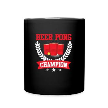 Beer Pong Champion Bierpong Party Bier Pong - Mug uni - noir - Devant