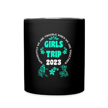 Voyage filles 2023 Mädelsurlaub Girls Spring Break - Mug uni - noir - Devant