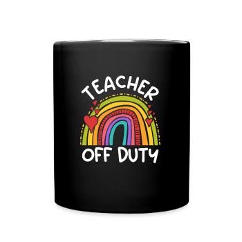 Enseignant hors service enseignant enseignant à la retraite - Mug uni - noir - Devant