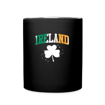 Irlande Trèfle Fête irlandaise de la Saint-Patrick - Mug uni - noir - Devant