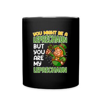 Tu es mon lutin le jour de la Saint-Patrick - Mug uni - noir - Devant