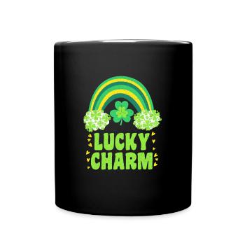 Lucky Charm Lucky Charm Rainbow - Full Colour Mug - black - Front