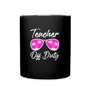 Enseignant hors service enseignant enseignant à la retraite - Mug uni - noir - Devant