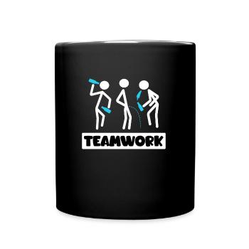 Teamwork Summer Vacation with Friends Spring Break - Full Colour Mug - black - Front