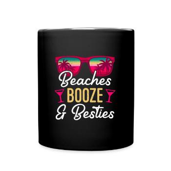 Plages Alcool Besties 2023 Vacances de printemps - Mug uni - noir - Devant