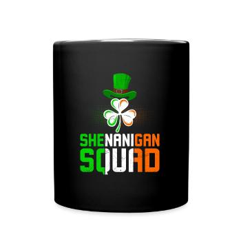 Escouade de trèfle Shenanigan Escouade de la Saint-Patrick - Mug uni - noir - Devant