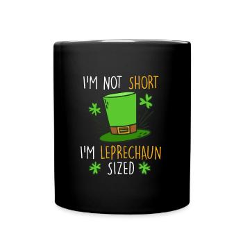 Leprechaun Size Little Friend St. Patrick's Day - Full Colour Mug - black - Front