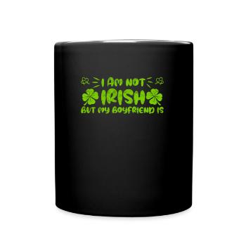 Fête de la Saint-Patrick, un ami irlandais - Mug uni - noir - Devant