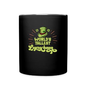Le plus grand grand grand ami du lutin du monde - Mug uni - noir - Devant