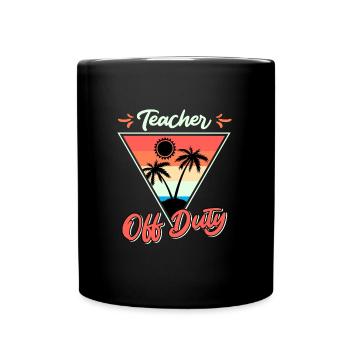 Enseignant hors service enseignant enseignant à la retraite - Mug uni - noir - Devant