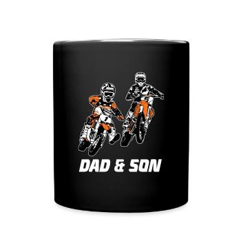 Kinder Motocross - KIDS MX - Full Colour Mug - black - Front