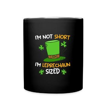 Leprechaun Size Little Friend St. Patrick's Day - Full Colour Mug - black - Front