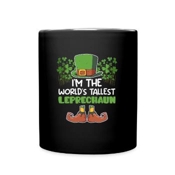 World's largest leprechaun St. Patrick's Day - Full Colour Mug - black - Front