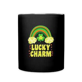 Lucky Charm Lucky Charm Rainbow - Full Colour Mug - black - Front