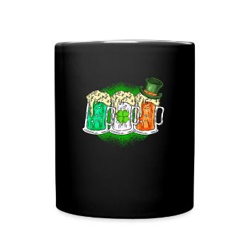 Irlande Bière Fête irlandaise de la Saint-Patrick - Mug uni - noir - Devant