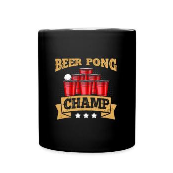 Bierpong Champion Beer Pong Champ Bier Pong - Mug uni - noir - Devant