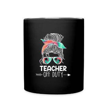 Enseignant hors service enseignant enseignant à la retraite - Mug uni - noir - Devant
