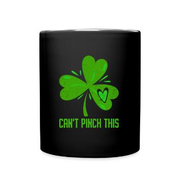 Can't Pinch this Clover St. Patrick's Day - Full Colour Mug - black - Front