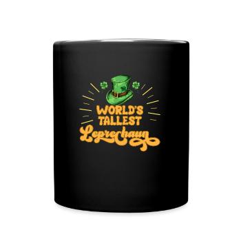 Le plus grand grand grand ami du lutin du monde - Mug uni - noir - Devant