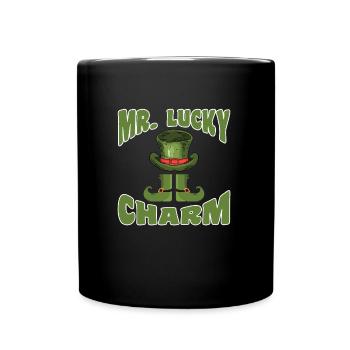 Mr Lucky Charm Glücksbringer Saint-Patrick - Mug uni - noir - Devant