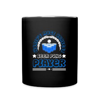 Meilleur joueur de beer pong au monde Jeu à boire Beer Pong - Mug uni - noir - Devant