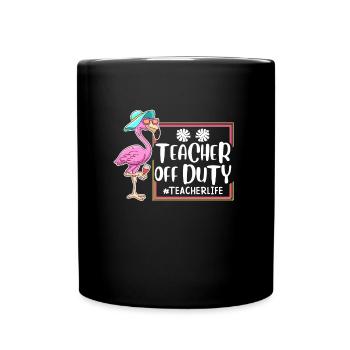 Enseignant hors service enseignant enseignant à la retraite - Mug uni - noir - Devant