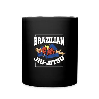 Brasilianisches Jiu-Jitsu - Tasse einfarbig - Schwarz - Vorne