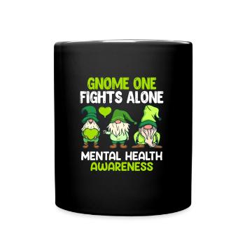 Santé mentale geistige Gesundheit Awareness - Mug uni - noir - Devant