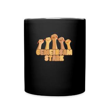 Autisme Ensemble autisme fort - Mug uni - noir - Devant