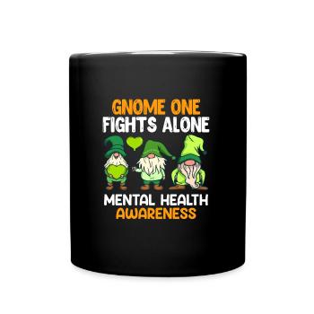 Santé mentale geistige Gesundheit Awareness - Mug uni - noir - Devant