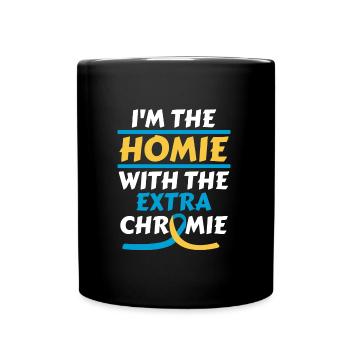 Syndrome de Down Love my extra - Mug uni - noir - Devant