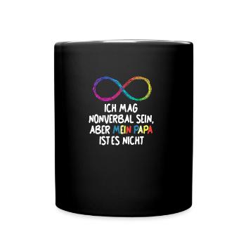 Autisten ADHS ADHD Autismus Jugendliche - Tasse einfarbig - Schwarz - Vorne