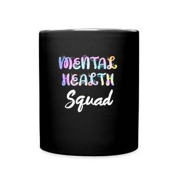 Mentale Gesundheit Awareness Vielfalt - Tasse einfarbig - Schwarz - Vorne