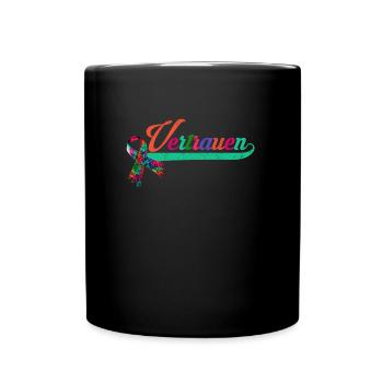 Conscience autistique Neurodiversité Autisme - Mug uni - noir - Devant