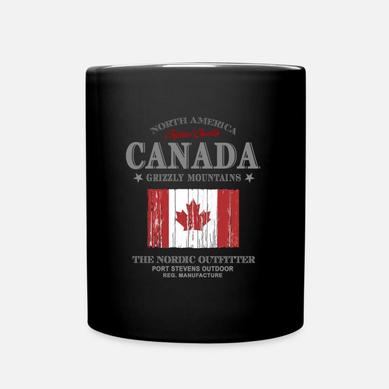 Kanada - Maple Leaf - Canada - Mug uni - noir
