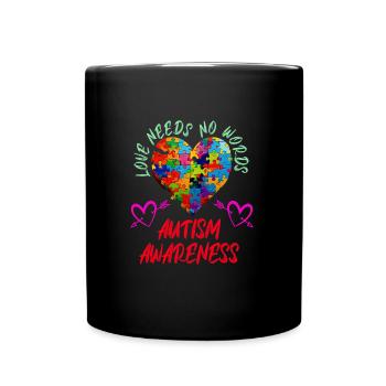 Égalité autistique Diversité autistique et - Mug uni - noir - Devant