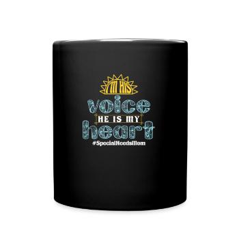 Inclusion Sensibilisation Diversité handicap - Mug uni - noir - Devant