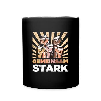 Inclusion, Plus forts ensemble, Compassion, Diversité - Mug uni - noir - Devant
