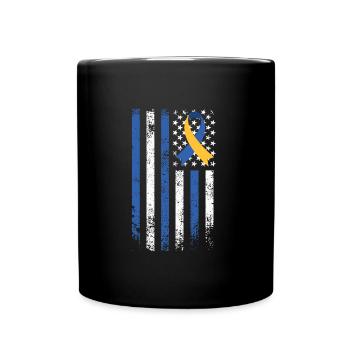 Variété de boucle de sensibilisation au syndrome de Down et - Mug uni - noir - Devant