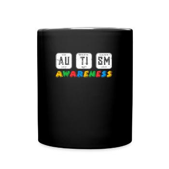 Awareness Autisten Vielfalt Gerechtigkeit - Tasse einfarbig - Schwarz - Vorne