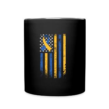 Variété de boucle de sensibilisation au syndrome de Down et - Mug uni - noir - Devant