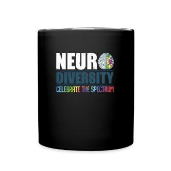 Conscience autistique Autisme Diversité - Mug uni - noir - Devant