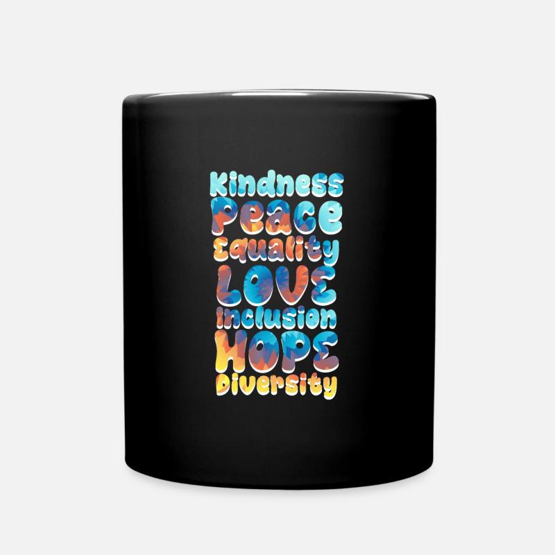 Inclusion handicap acceptation et sensibilisation - Mug uni - noir