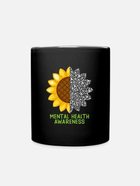Mentale Health Matters Awareness Mentale - Tasse einfarbig - Schwarz