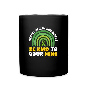 Santé mentale geistige Gesundheit Awareness - Mug uni - noir - Devant